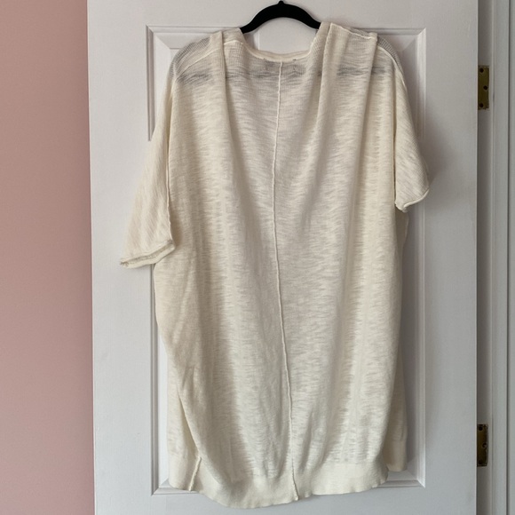 Line the Label open front cotton slub cardigan XS - Picture 5 of 5